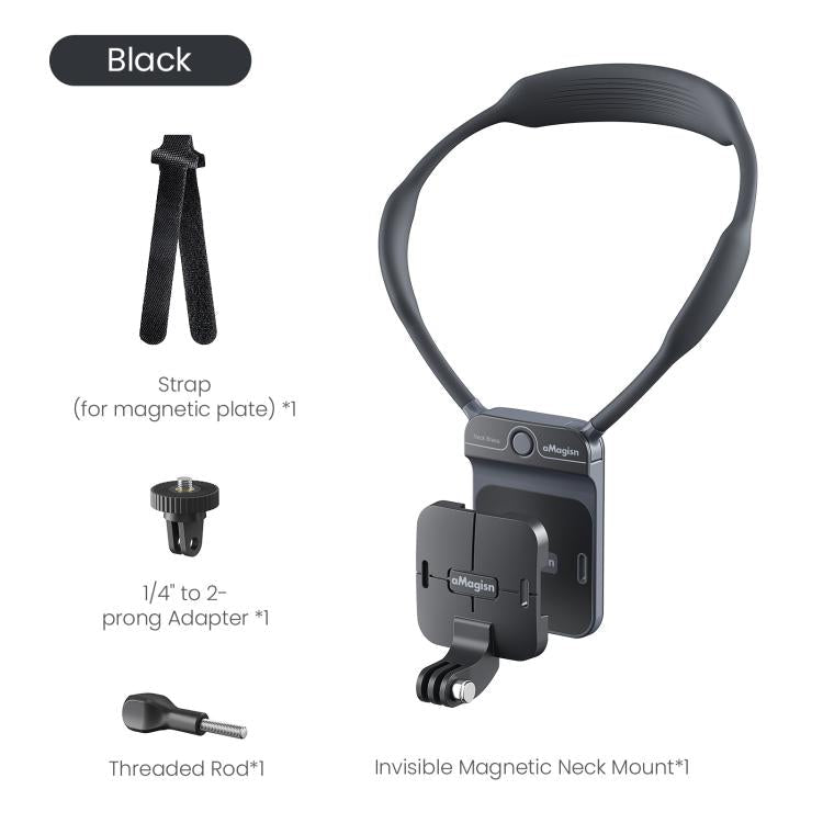 AMagisn Invisible Magnetic Neck Mount For First - Person View Vlogging Compatible With GoPro/Insta360/Smartphones - ORIWHIZaMagisnDJI & Insta360 AccessoriesNeck Mount
