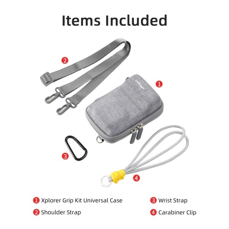 aMagisn Universal Case Bag For Action Camera Street Photography Grip Kit With Shoulder Strap - ORIWHIZaMagisnCase & BagsDJI & Insta360 Accessories