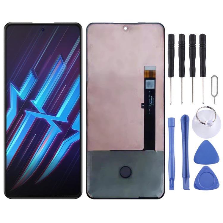 AMOLED Material LCD Screen and Digitizer Full Assembly for ZTE Nubia Red Magic 6R NX666J, For ZTE Nubia Red Magic 6R(AMOLED) - ORIWHIZ