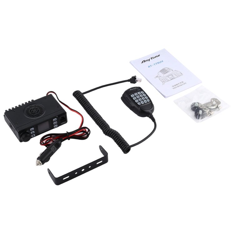 AnyTone AT - 779UV Mobile Radio VHF / UHF Dual Band 200CH 25W FM Mobile Car Radio Walkie Talkie - ORIWHIZCar Walkie TalkieConsumer ElectronicsWalkie Talkie