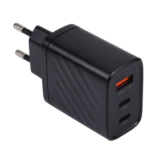 AR - 892 3 in 1 QC3.0 PD20W USB + USB - C / Type - C Wall Travel Charger, EU Plug, UK Plug - ORIWHIZ