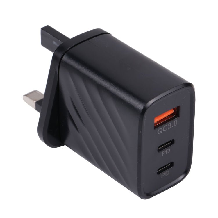AR - 892 3 in 1 QC3.0 PD20W USB + USB - C / Type - C Wall Travel Charger, EU Plug, UK Plug - ORIWHIZ