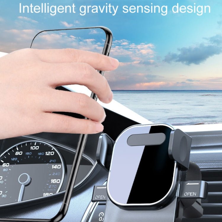 Automotive Navigation Bracket Car Air Vent Phone Fixed Support Clip, Mirror Model, Texture Model - ORIWHIZ