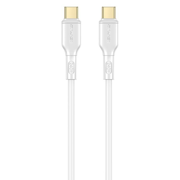 awei CL - 221T Type - C to Type - C 240W Smart Fast Data Charging Cable, CL - 221T 2m - ORIWHIZ