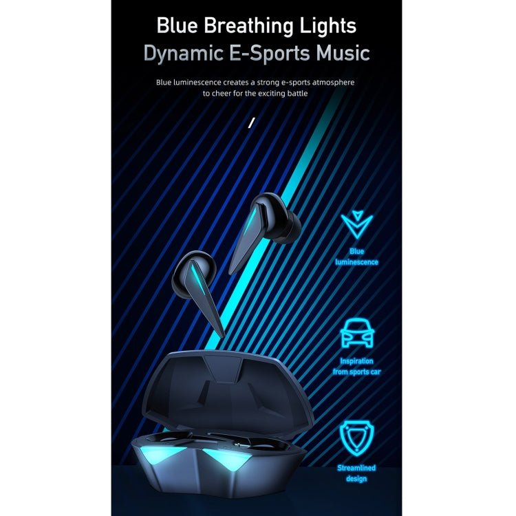 awei T23 TWS Gaming Wireless Bluetooth Earphone - ORIWHIZ