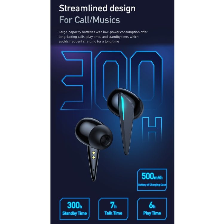 awei T23 TWS Gaming Wireless Bluetooth Earphone - ORIWHIZ
