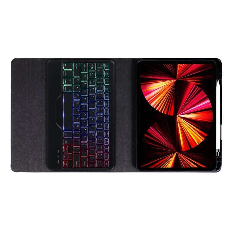 B011S Splittable Backlight Bluetooth Keyboard Leather Case with Triangle Holder & Pen Slot, For iPad 9.7 2018 & 2017 / Pro 9.7 / Air 2, For iPad 10.2 2020 & 2019 / Pro 10.5 inch / Air 3 10.5 inch���������������������������������������������������������... - ORIWHIZApple AccessoriesiPad KeyboardiPad Keyboard Universal