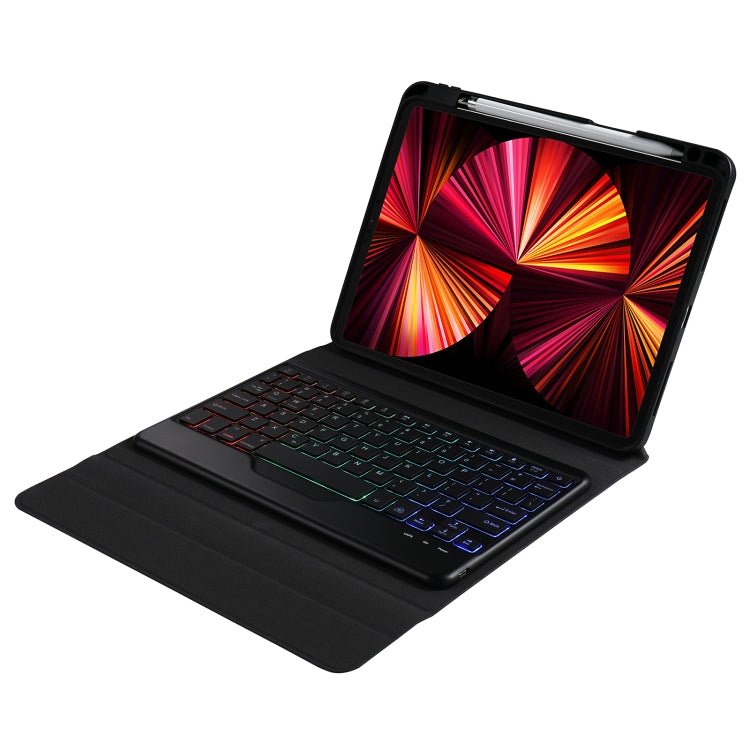 B011S Splittable Backlight Bluetooth Keyboard Leather Case with Triangle Holder & Pen Slot, For iPad 9.7 2018 & 2017 / Pro 9.7 / Air 2, For iPad 10.2 2020 & 2019 / Pro 10.5 inch / Air 3 10.5 inch���������������������������������������������������������... - ORIWHIZApple AccessoriesiPad KeyboardiPad Keyboard Universal