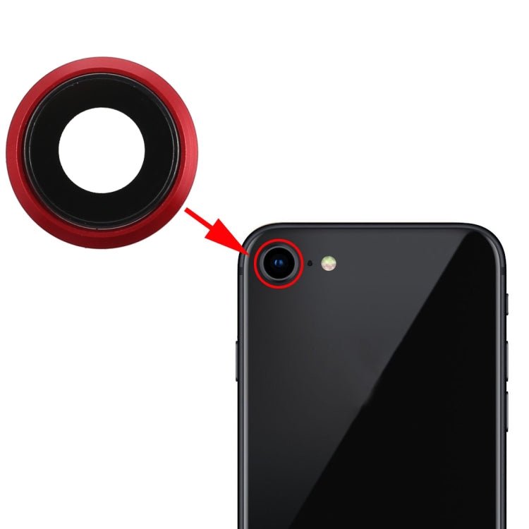 Back Camera Bezel with Lens Cover for iPhone 8, For iPhone 8 - ORIWHIZ