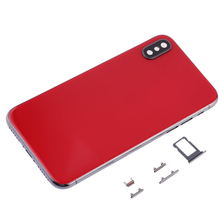 Back Cover with Camera Lens & SIM Card Tray & Side Keys for iPhone XS Max, For iPhone XS Max, For iPhone XS Max (Camera Lens+Side Keys), For iPhone XS Max with Side keys, For iPhone XS Max with Camera Lens - ORIWHIZ