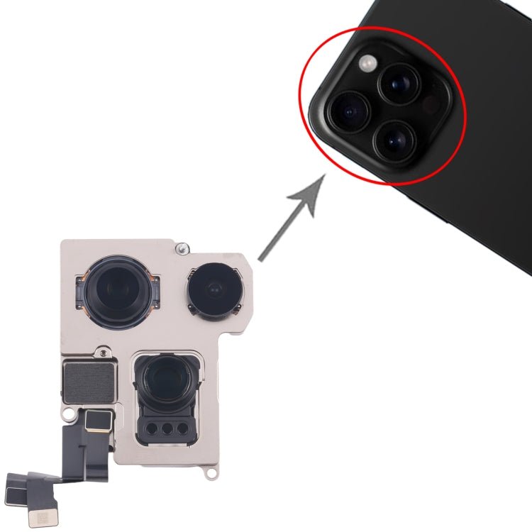 Back Facing Camera, For iPhone 16 Pro Max, For iPhone 16 Plus, For iPhone 16 - ORIWHIZ