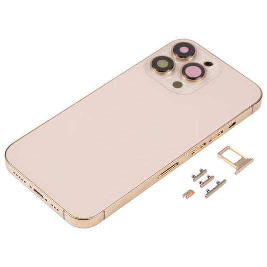 Back Housing Cover with SIM Card Tray & Side Keys & Camera Lens for iPhone 13 Pro, For iPhone 13 Pro(with SIM Card Tray), For iPhone 13 Pro (with SIM Card Tray), For iPhone 13 Pro - ORIWHIZ