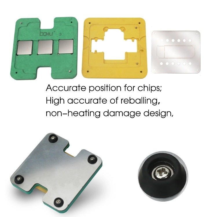 BaKu 3D BGA CPU Tin Planting Mesh Motherboard Repair Tin Planting Table For IPhone A11, BaKu For IPhone A11 - ORIWHIZ