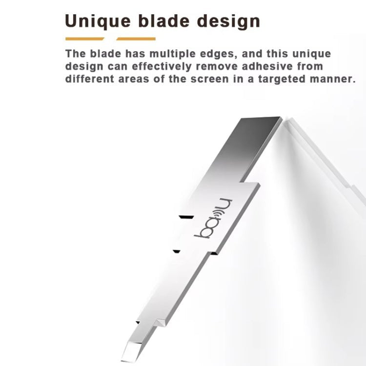 BAKU BA - 214 Multi - Function LCD Repair Scraper 0.2mm Thickness Screen CPU Glue Remover Tool, BA - 214 - ORIWHIZ