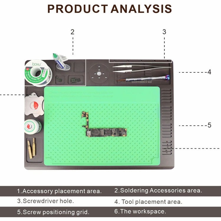 BAKU BA - 696 2 in 1 Microscope Maintenance Insulation Pad, BA - 696 - ORIWHIZ