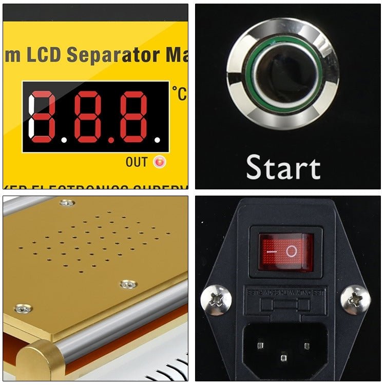 BAKU BK - 948D 500W Vacuum Anti - static LCD Touch Panel Separator Machine, AC 110V US Plug, BAKU BK - 948D AC 110V US Plug - ORIWHIZ