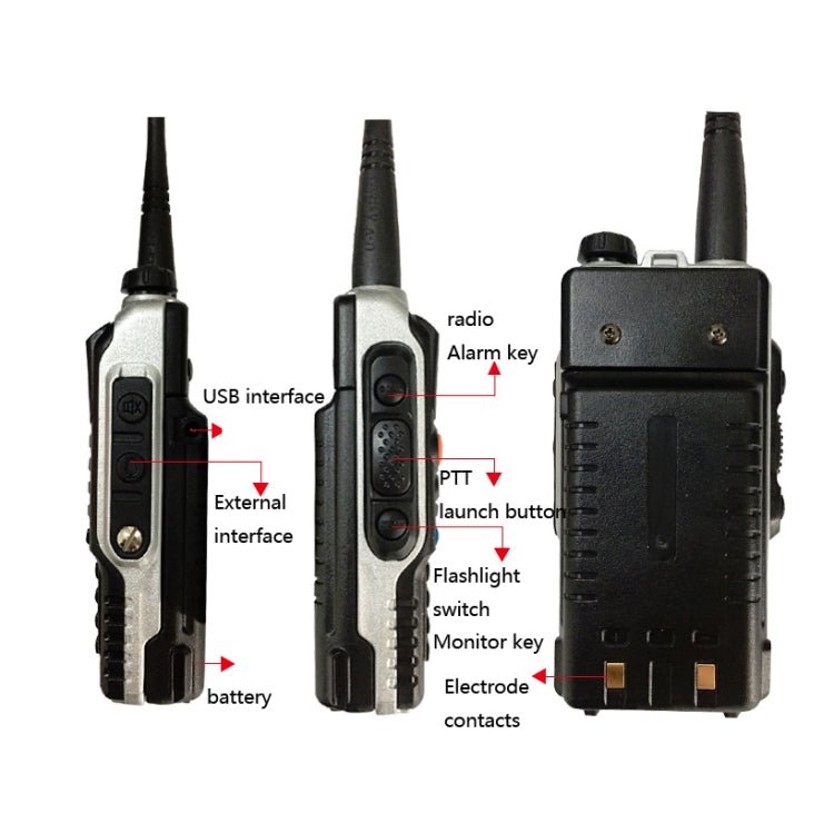 Baofeng BF - B2Plus Outdoor 50km Mini High - power FM Walkie - talkie, AU Plug, EU Plug, US Plug, UK Plug - ORIWHIZBaofengConsumer ElectronicsHandheld Walkie Talkie