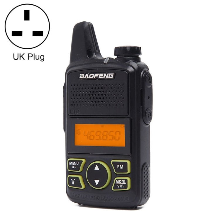BaoFeng BF - T1 Single Band Radio Handheld Walkie Talkie, UK Plug, BF - T1 UK Plug - ORIWHIZBAOFENGConsumer ElectronicsHandheld Walkie Talkie