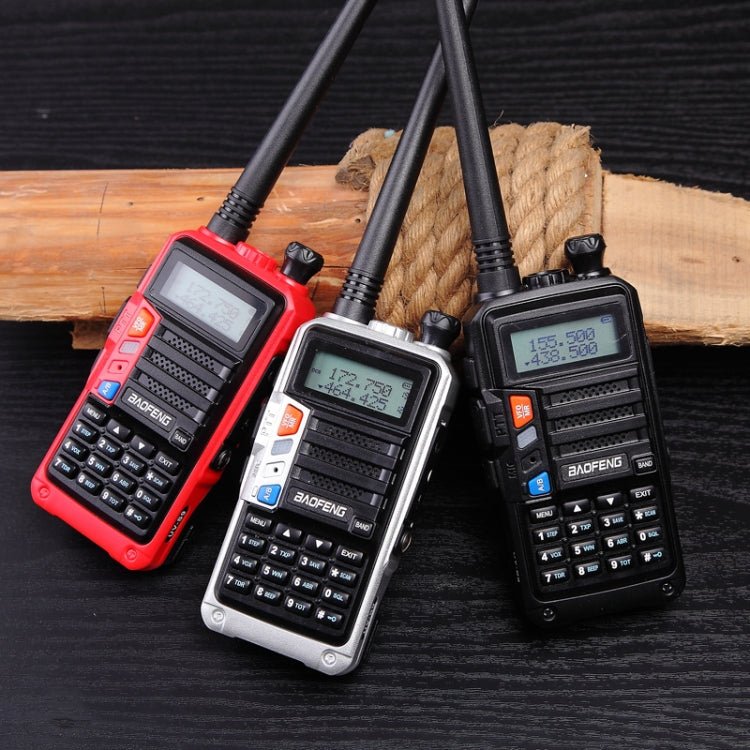 Baofeng BF - UV5R Plus S9 FM Interphone Handheld Walkie Talkie, US Plug, Black, US Plug, Red, US Plug, Silver, US Plug - ORIWHIZBAOFENGConsumer ElectronicsHandheld Walkie Talkie