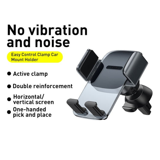 Baseus SUYK000101 Easy to Control Clamping Car Phone Holder Outlet Version, Outlet Version - ORIWHIZ