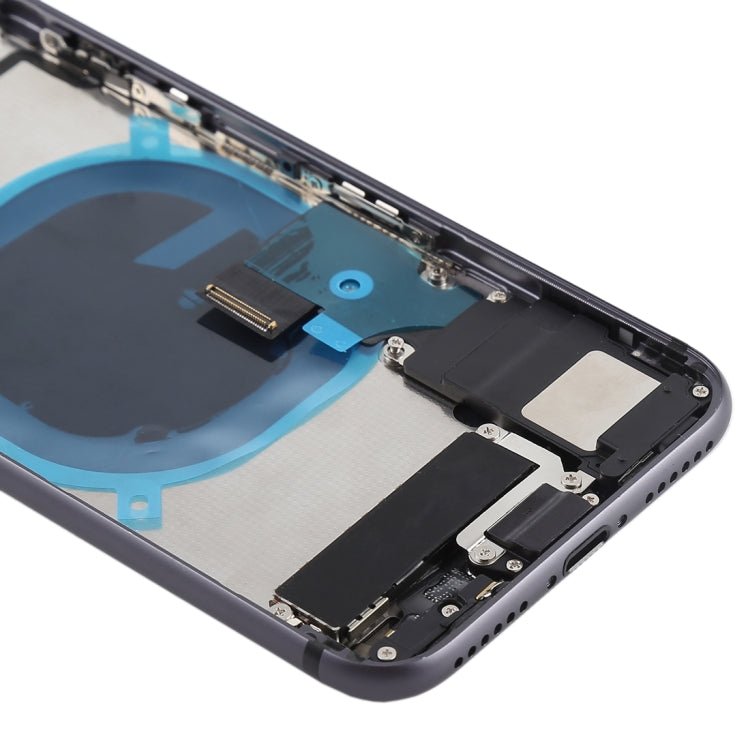 Battery Back Cover Assembly with Side Keys & Vibrator & Speaker Ringer Buzzer & Power Button + Volume Button Flex Cable & Card Tray for iPhone 8, For iPhone 8, For iPhone 8 (Full Assembly) - ORIWHIZ