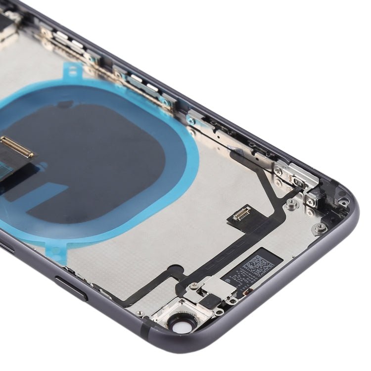 Battery Back Cover Assembly with Side Keys & Vibrator & Speaker Ringer Buzzer & Power Button + Volume Button Flex Cable & Card Tray for iPhone 8, For iPhone 8, For iPhone 8 (Full Assembly) - ORIWHIZ