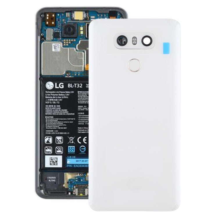 Battery Back Cover with Camera Lens & Fingerprint Sensor for LG G6 / H870 / H870DS / H872 / LS993 / VS998 / US997, For LG G6 with Camera Lens, For LG G6 - ORIWHIZ