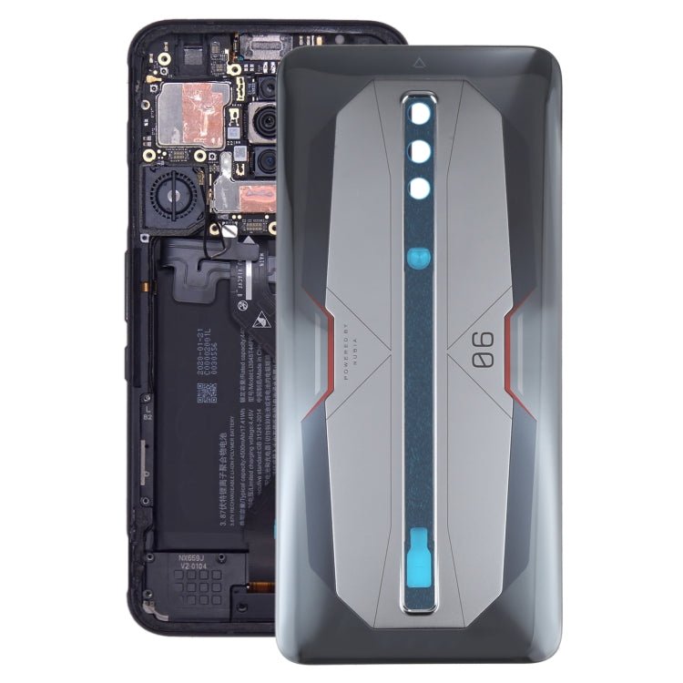 Battery Glass Back Cover for ZTE Nubia Red Magic 6 Pro NX669J - P, For ZTE Nubia Red Magic 6 Pro - ORIWHIZ