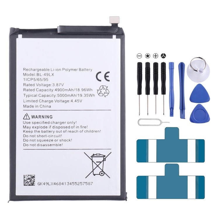 Battery Replacement, For Infinix Note 30 Pro, For Infinix Hot 12 / Hot 20S, For Infinix Zeno X / X6811 / X6810, For Infinix Note 7 / Note 10 / Hot 11S, For Infinix Smart 6 / X6511 / X6511B, For Infinix Hot 9 Play / Hot 10 Play - ORIWHIZ