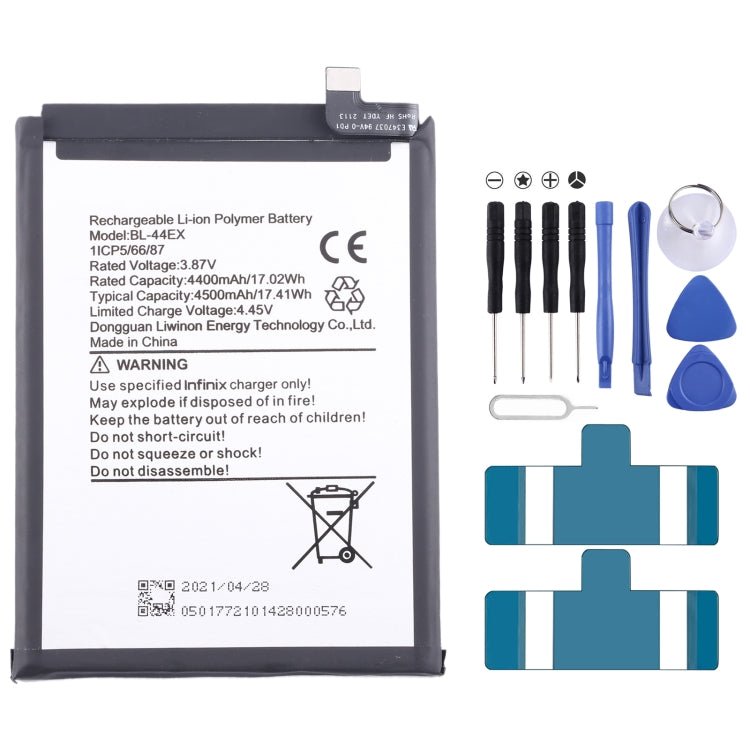 Battery Replacement, For Infinix Note 30 Pro, For Infinix Hot 12 / Hot 20S, For Infinix Zeno X / X6811 / X6810, For Infinix Note 7 / Note 10 / Hot 11S, For Infinix Smart 6 / X6511 / X6511B, For Infinix Hot 9 Play / Hot 10 Play - ORIWHIZ