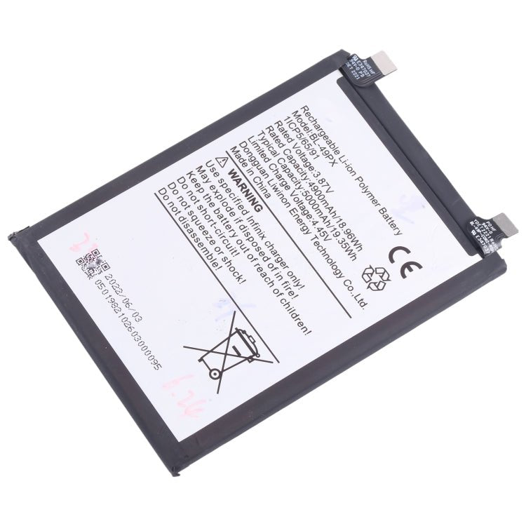 Battery Replacement, For Infinix Note 30 Pro, For Infinix Hot 12 / Hot 20S, For Infinix Zeno X / X6811 / X6810, For Infinix Note 7 / Note 10 / Hot 11S, For Infinix Smart 6 / X6511 / X6511B, For Infinix Hot 9 Play / Hot 10 Play - ORIWHIZ