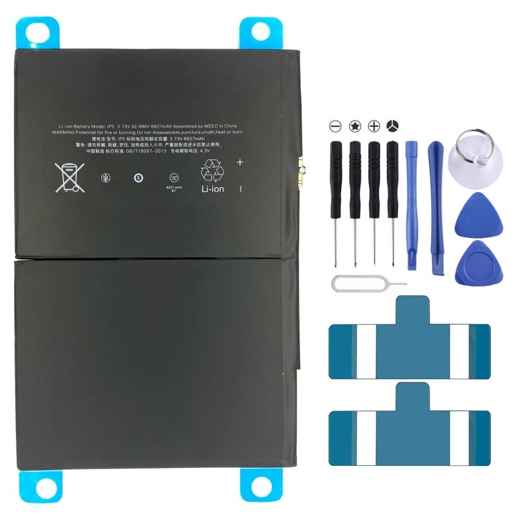 Battery Replacement, For iPad 7/8/9 10.2, For iPad 9.7 2018 A1893 A1954, For iPad 2017 A1822 A1823, For iPad Pro 9.7 A1664/A1675/A1674/A1673, For iPad Air 2 2014 A1567 A1566 A1547, For iPad 5 Air 1 A1474 A1475 A1476 - ORIWHIZ