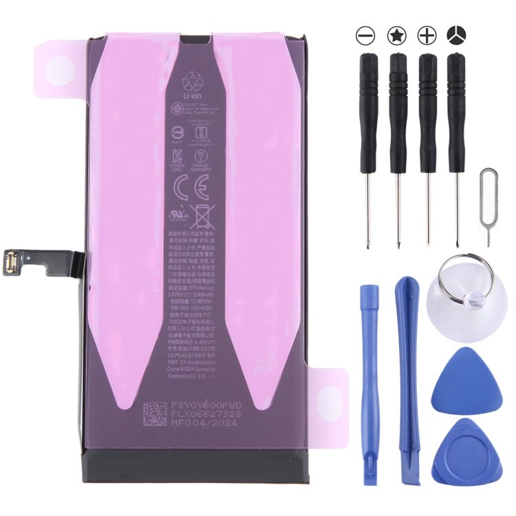 Battery Replacement, For iPhone 15 Pro Max A3121 4422mAh, For iPhone 15 Pro A3011 3274mAh, For iPhone 15 Plus A3039 4383mAh, For iPhone 15 A3018 3349mAh - ORIWHIZ