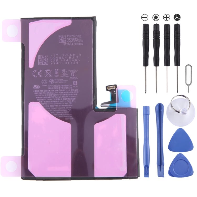 Battery Replacement, For iPhone 15 Pro Max A3121 4422mAh, For iPhone 15 Pro A3011 3274mAh, For iPhone 15 Plus A3039 4383mAh, For iPhone 15 A3018 3349mAh - ORIWHIZ