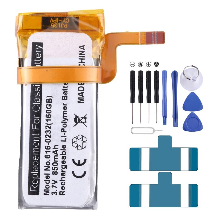 Battery Replacement, For iPod Nano 3 3G/Generation 3TH, For iPod Vied 30GB, For iPod Mini 4GB Generation, For iPod 3 3G 3rd Generation A1040, For iPod 5th Video 160GB, For iPod 5th Video 60GB/80GB - ORIWHIZ