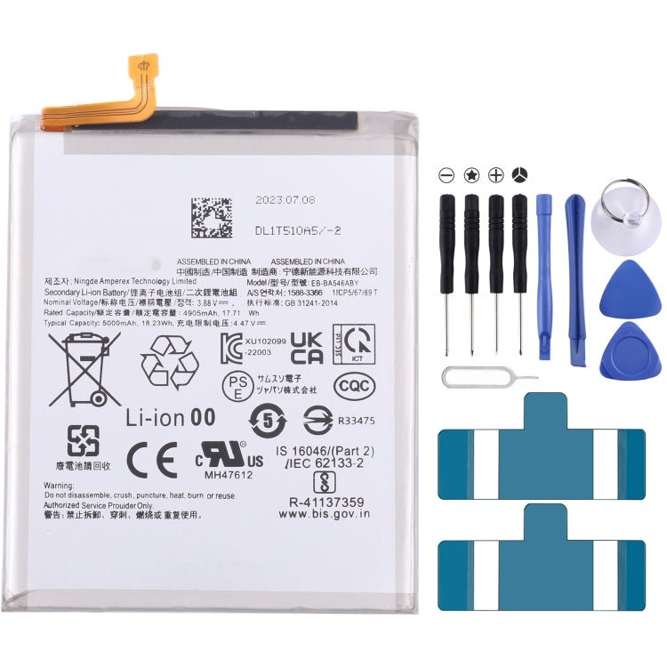 Battery Replacement, For Samsung Galaxy A54 5G A546/A34 5G, For Samsung Galaxy S23 Ultra 5G, For Samsung Galaxy S23+ 5G, For Samsung Galaxy S23 5G SM - S911B, For Samsung Galaxy Xcover 5, For Samsung Galaxy A40 SM - A405F - ORIWHIZ