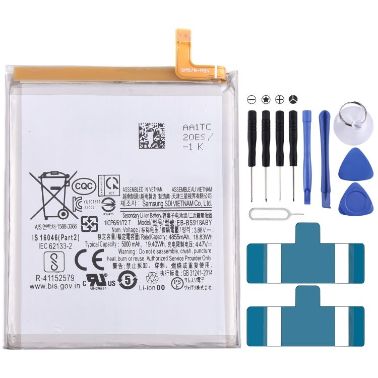 Battery Replacement, For Samsung Galaxy A54 5G A546/A34 5G, For Samsung Galaxy S23 Ultra 5G, For Samsung Galaxy S23+ 5G, For Samsung Galaxy S23 5G SM - S911B, For Samsung Galaxy Xcover 5, For Samsung Galaxy A40 SM - A405F - ORIWHIZ