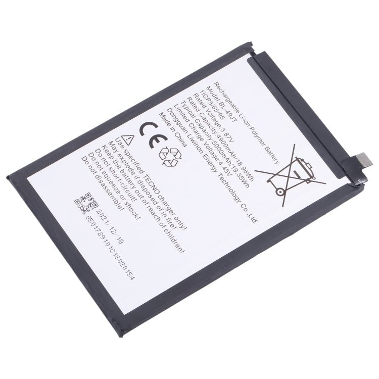 Battery Replacement, For Tecno Camon 17 Pro / Camon 18P, For Tecno Pova 2 LE7, For Tecno Camon 17 CG6 CG7, For Tecno Spark 7 / Spark 7T, For Tecno Spark 6 Air / Pouvoir 4 Pro, For Tecno Spark 6 / Camon 16, For Tecno Pop 4 / Camon 15 - ORIWHIZ