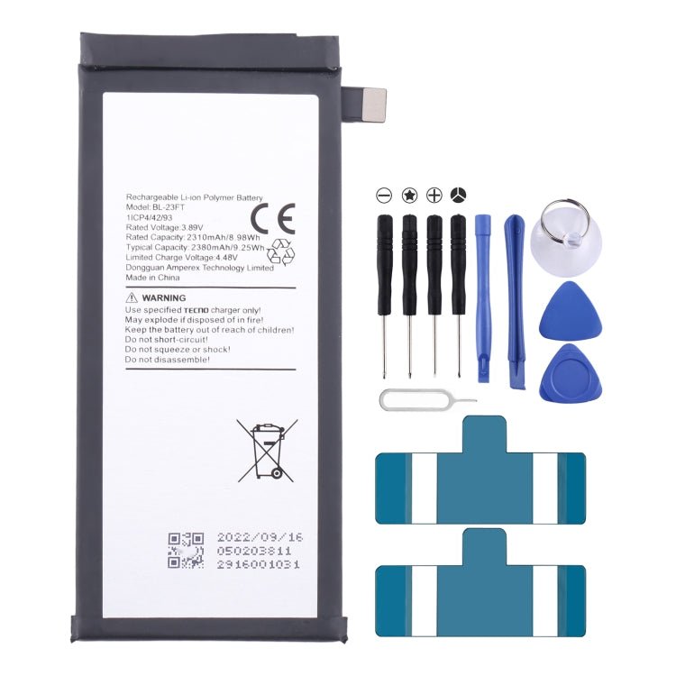 Battery Replacement, For Tecno Camon 17 Pro / Camon 18P, For Tecno Pova 2 LE7, For Tecno Camon 17 CG6 CG7, For Tecno Spark 7 / Spark 7T, For Tecno Spark 6 Air / Pouvoir 4 Pro, For Tecno Spark 6 / Camon 16, For Tecno Pop 4 / Camon 15 - ORIWHIZ