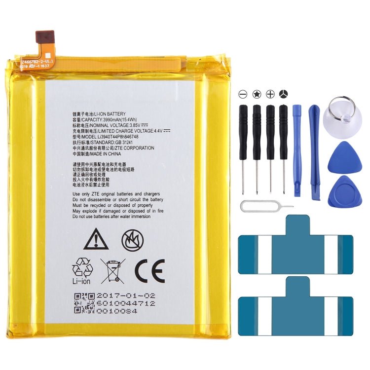 Battery Replacement, For ZTE Vodafone Smart V8 VFD710, For ZTE Blade A71 2021 / Voyage 10, For ZTE 30 Pro / S30 SE 8030N, For ZTE Blade A7S A7 2020, For ZTE Blade A6 Max A0605, For ZTE Blade V8 Mini BV0850 V0850, For ZTE Axon 7 Max 3D C2017 - ORIWHIZ