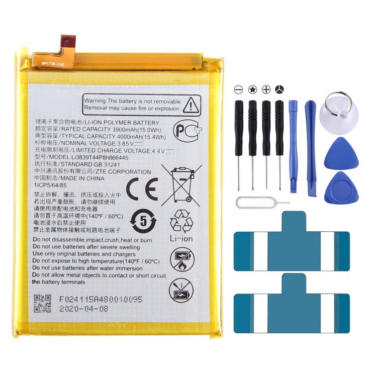 Battery Replacement, For ZTE Vodafone Smart V8 VFD710, For ZTE Blade A71 2021 / Voyage 10, For ZTE 30 Pro / S30 SE 8030N, For ZTE Blade A7S A7 2020, For ZTE Blade A6 Max A0605, For ZTE Blade V8 Mini BV0850 V0850, For ZTE Axon 7 Max 3D C2017 - ORIWHIZ