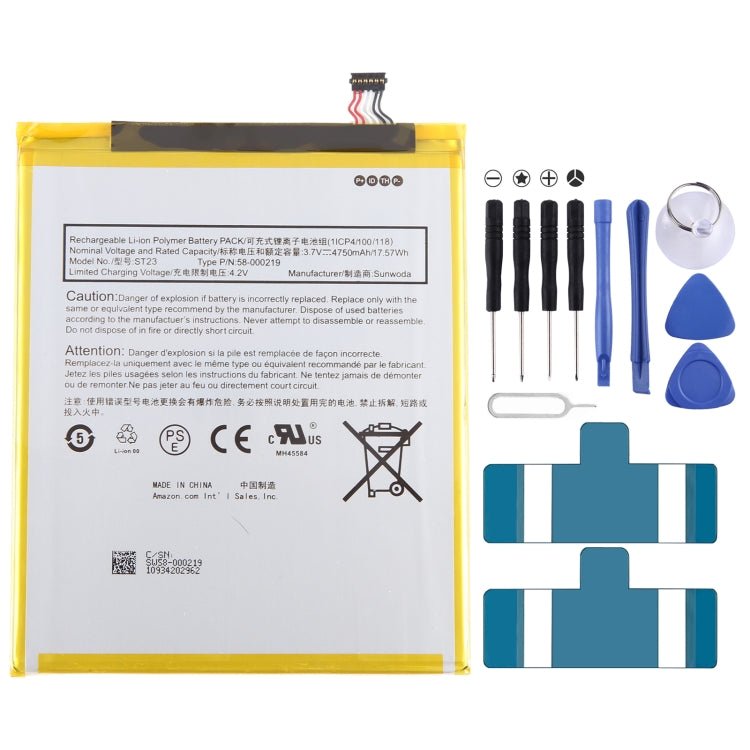 Battery Replacement, ST23, MC - 308594, 26S1014, 26S1006, 26S1021 - ORIWHIZ