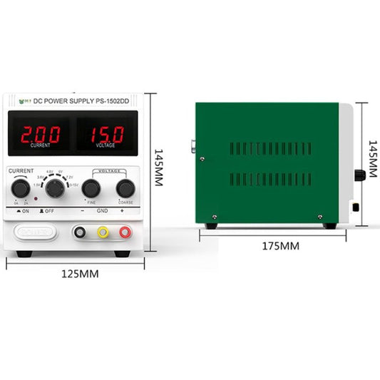 BEST 1502DD 15V / 2A Digital Display DC Regulated Power Supply, 110V US Plug, 220V EU Plug - ORIWHIZ