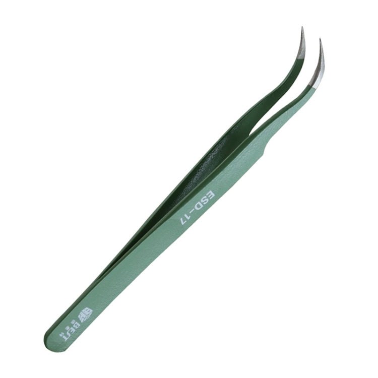BEST BST - 17 Precision Anti - static ESD Stainless Steel Tweezers, BST - 17 - ORIWHIZ