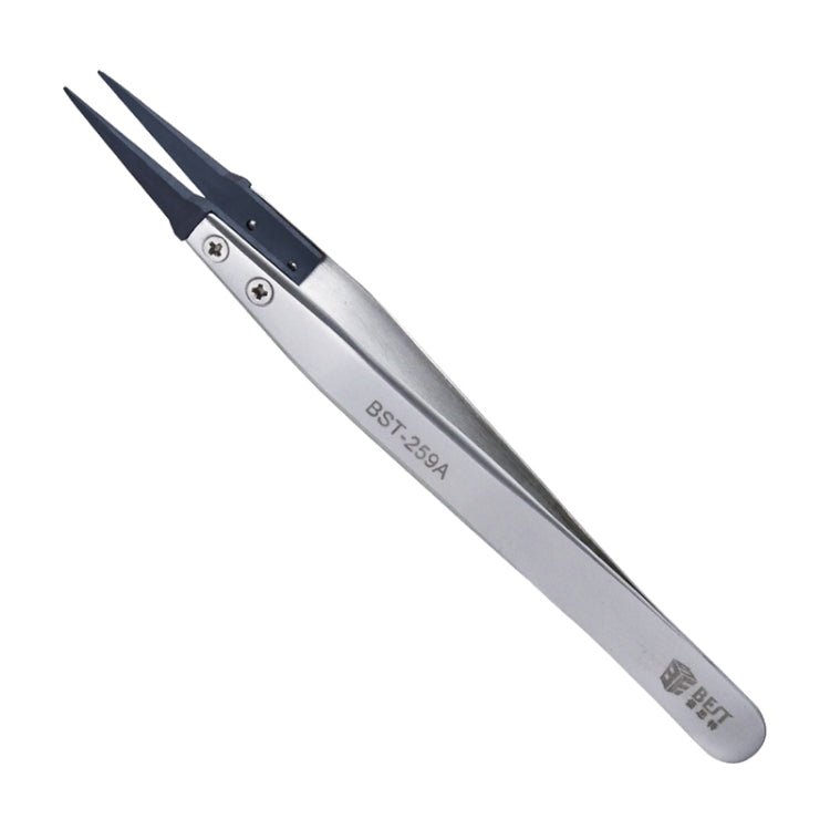 BEST BST - 259A Stainless Steel Snti Static Tweezer, BST - 259A - ORIWHIZ