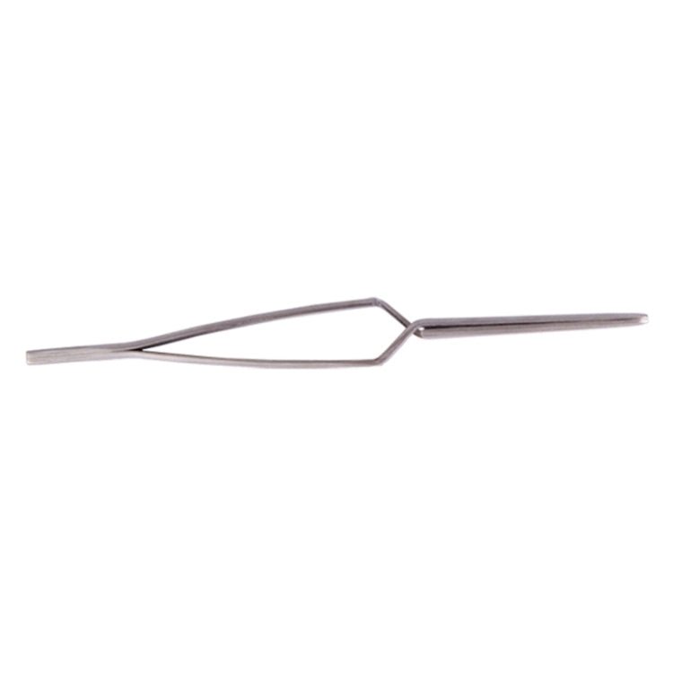 BEST BST - F12.5 Stainless Steel Self Closed Straight Laboratory Tweezers, BST - F12.5 - ORIWHIZ