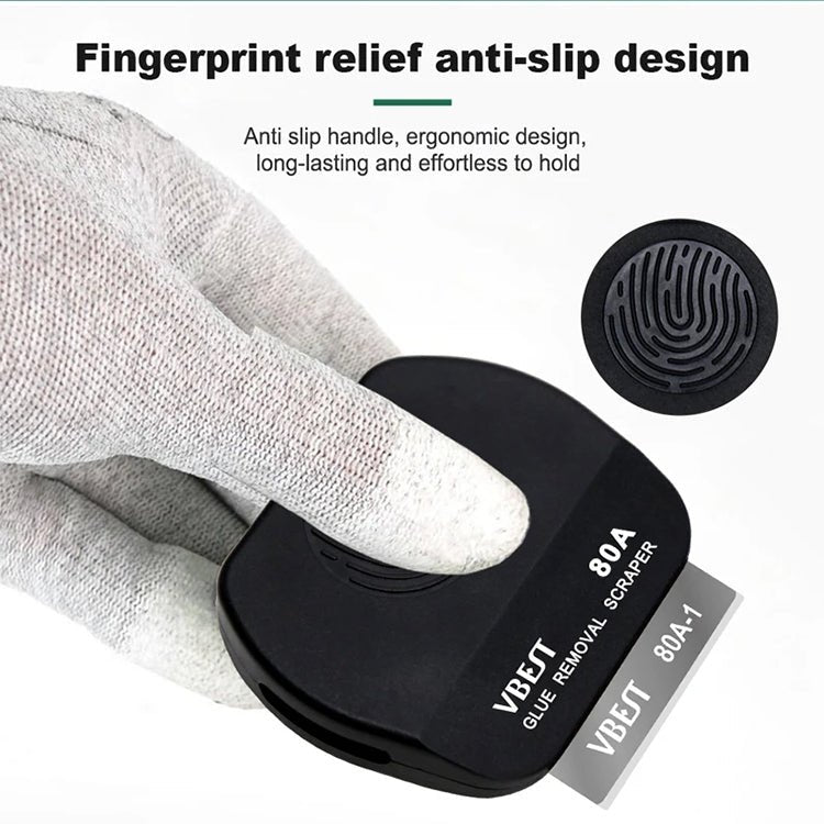 BEST VBST - 80A 8 in 1 Stainless Steel Multipurpose Magnetic Double - sided Glue Removal Scraper Set - ORIWHIZ