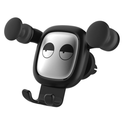 Big Eyes Pattern Gravity Cartoon Air Vent Car Mount Phone Holder, Big Eyes(Black), Big Eyes(Silver) - ORIWHIZ