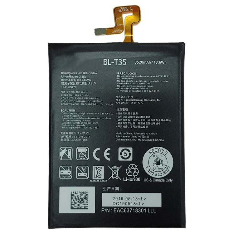 BL - T35 Li - ion Polymer Battery for Google Pixel 2 XL, For Google Pixel 2 XL - ORIWHIZ