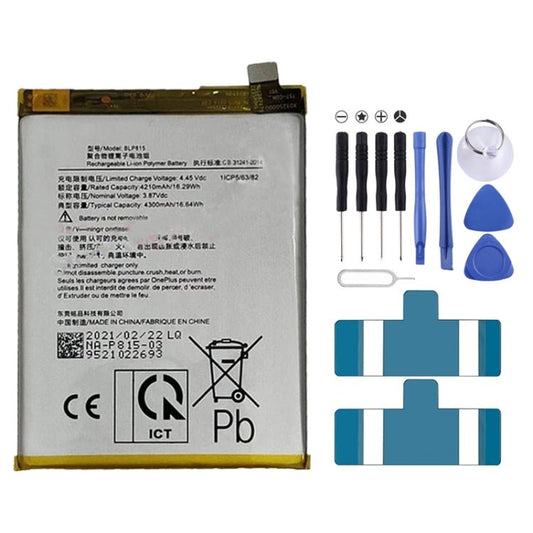 BLP815 4300mAh for OnePlus Nord N10 Li - Polymer Battery, For OnePlus Nord N10 - ORIWHIZ